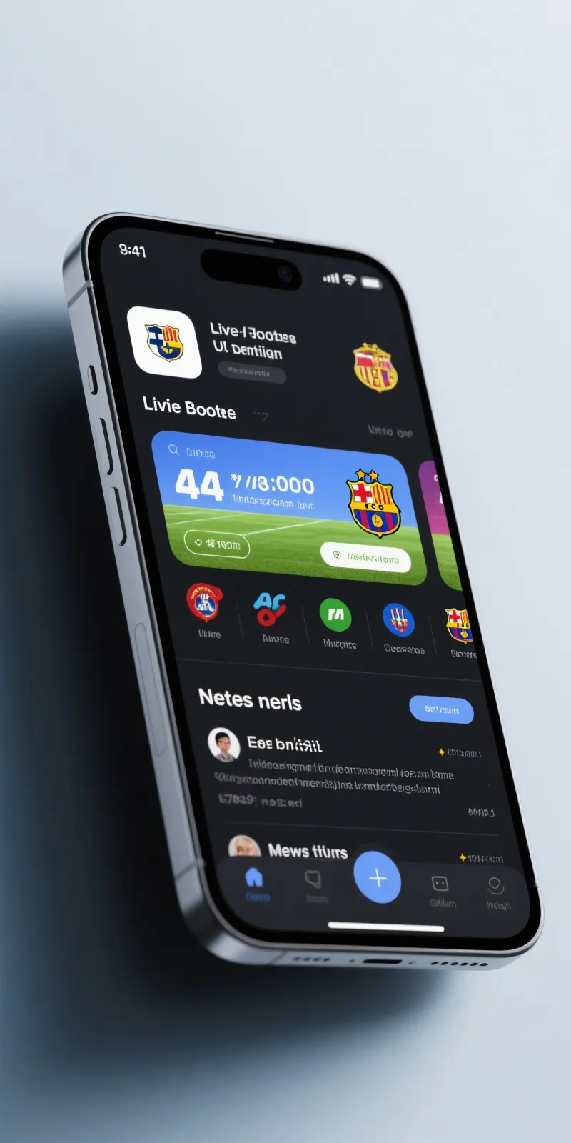 奇异果体育平台 APP 界面展示